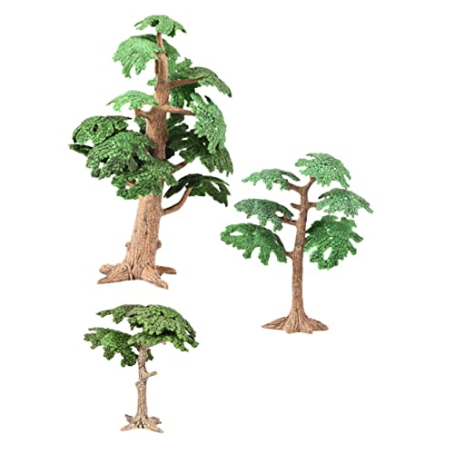STOBAZA Künstliche Kiefern Dekoration 3 Stück Aus Kunststoff Simulation Kiefernpflanzen Grün Für Büro Wohnzimmer Gartendeko Ohne Pflege