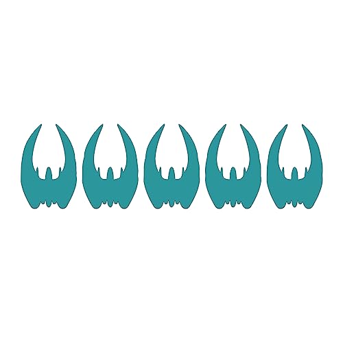 Cylon Raider Sticker Vinyl Decal Notebook Car Window Laptop 3" x 5" (Teal)