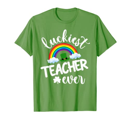 Luckiest Teacher Ever St Patrick Day T-Shirt