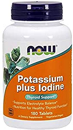 Now Foods Potassium Plus Iodine180 Tabs, 180 Ct #TOP17