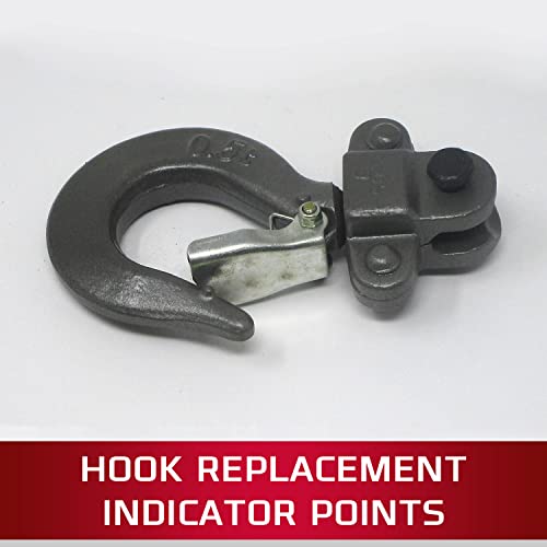 Jet S90-050-10, 1/2-Ton Hand Chain Hoist With 10' Lift (101900) #TOP3