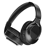 MTY Auriculares Bluetooth con Micrófono Cancelación de Ruido Inalambricos Diadema 20 Horas Llamada con Reducción de Ruido CVC 6.0 Cancelador Automático de Ruido ANC.