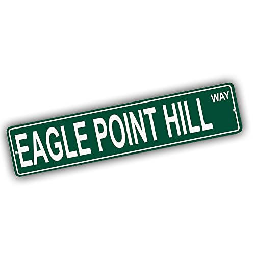 Brotherhood Aluminum Street Sign for Eagle Point Hill - Colorado Wall Decor