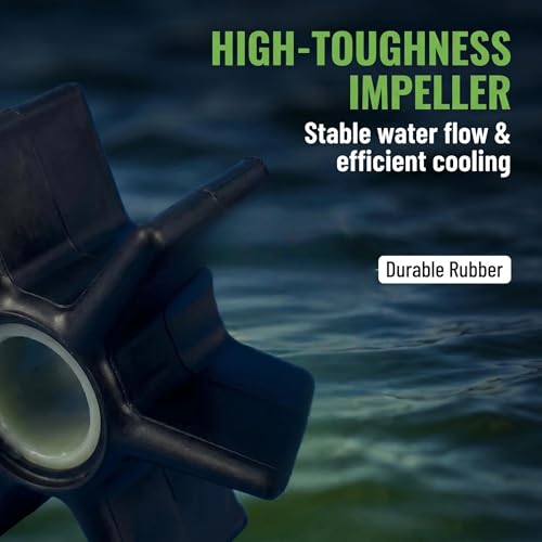 Image of 8M0100526 Water Pump Impeller Repair Kit Compatible with Mercury Mariner 40-60HP BigFoot 75-115HP 150HP EFI & MerCruiser Alpha One Gen II - Replaces 47-8m0100526, 46-43024A7 Sierra 18-3214