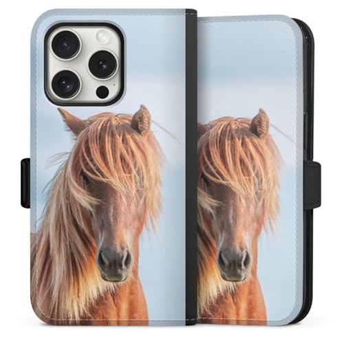 Etui iPhone 15 Pro Cheval compagnon idéal pour vos sorties équestres et nature