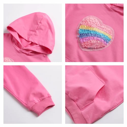 Image of WELAKEN Sweatshirts for Girls Toddler & Kids II Little Girl's Pullover Tops Sweaters & Hoodies
