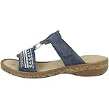 Rieker Damen Frühjahr/Sommer 628m6 Pantoletten, Blau (Baltik), 39 EU