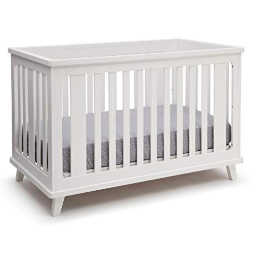 Delta Children Ava 3-in-1 Convertible Baby Crib, White