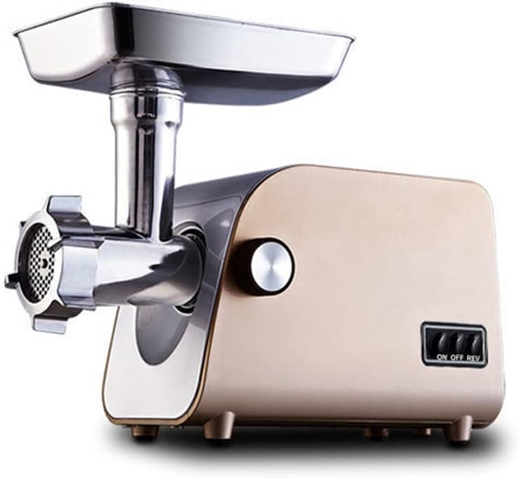 Automatic Meat Grinder Desktop Stainless Steel Small Commercial Household(black-JoJo's Bizarre Adventure1,Eu)