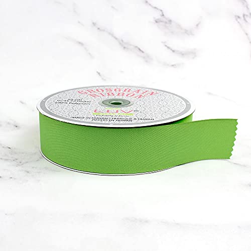 Creative Ideas Solid Grosgrain Ribbon, 1-1/2-Inch By 50-Yard, Apple Green #TOP3