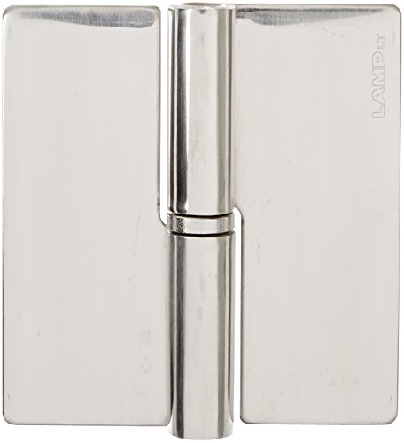 Sugatsune HNH-75CR Weld On Lift Off Hinge, Stainless Steel 304, Mirror Finish, Right Handedness, 3mm Leaf Thickness, 70mm Open Width, 12mm Pin Diameter