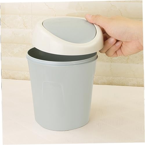 Mini caneca de basura para escritorio PRETYZOOM plástico resistente miniatura 2