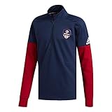 adidas usate stan smith  adidas USA QuarterZip Jacket Men\'s Volleyball L Collegiate Navy-Power Red Vera, Pelle di Bufalo, Rot, l Uomo