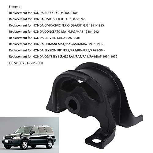 Aramox Bucha de montagem do braço diferencial traseiro carro isolante diferencial borracha pad preto