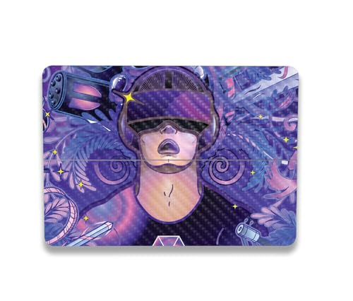 Image of MightySkins Carbon Fiber Skin Compatible with Microsoft Surface Laptop Studio 2 (2023) Full Wrap Kit - VR Dream | Protective, Durable Textured Carbon Fiber Finish | Easy to Apply | Made in The USA