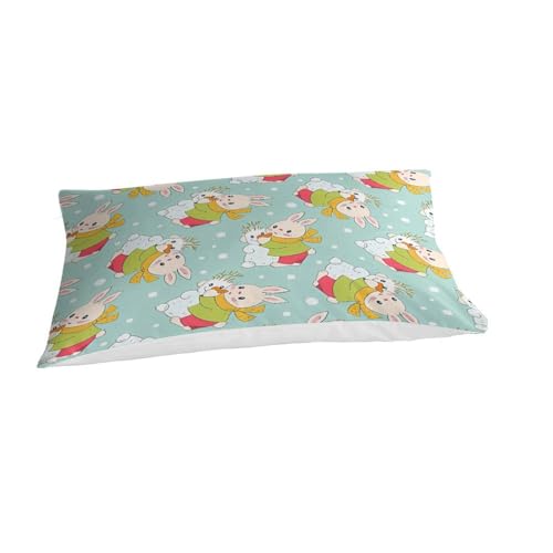 Housse de couette imprimé flocons de neige microfibre toucher doux lit simple - 6