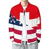 Design polyvalent et élégant : avec un col rond classique et une fermeture éclair intégrale sur le devant, cette veste USA Suisse est idéale pour tout type de corps. Que vous soyez à la recherche d'une veste bomber que les hommes aiment ou que vous préfériez les hommes, cette pièce ajoute une touche de style unique à votre garde-robe