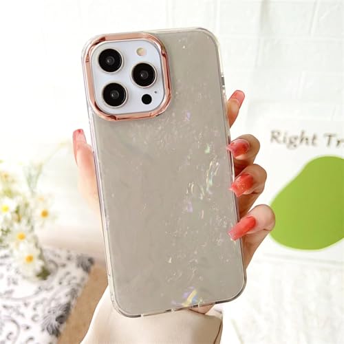 Coque pailletée iPhone 16 Pro Max luxe et fine gris chic