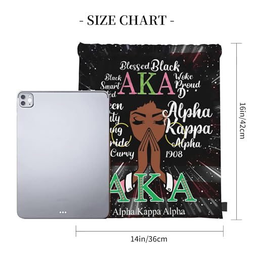 Sorority Multifunctional Drawstring Bags Backpack Large Sport Gym Travel Backpack for Men Women Hiking Daypack, Style-14