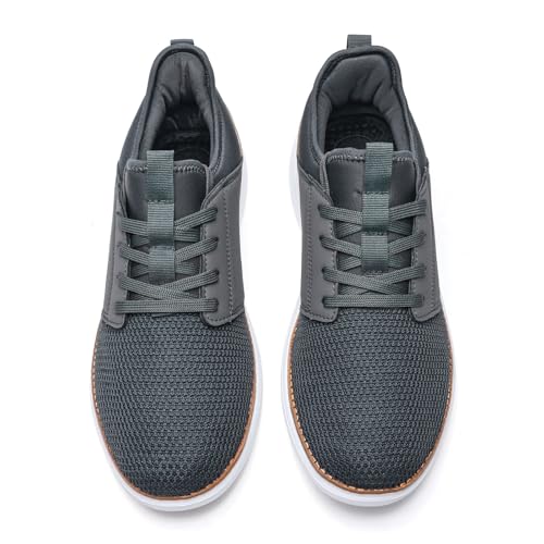 Image of Wearbreeze Men's Business Casual Oxford Sneakers - Lightweight Lace-Up Dress Shoes for Work, Travel & Daily Commute