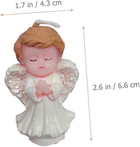 Miniatura 6 de IMIKEYA 4 velas de cumpleaños para decoración de cupcakes, velas de cumpleaños para tartas de niña, suministros de fiesta de cumpleaños, decoración