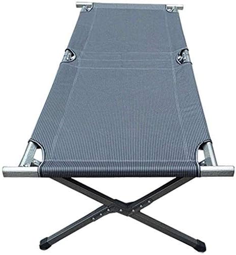 Lit de Camp en alliage d'aluminium Portable lit pliant lit de Bureau Portable Pause déjeuner draps renforcement des personnes
