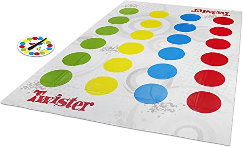 Hasbro Gaming Gaming Twister Spiel, Partyspiel für Familien und Kinder, Twister Spiel ab 6 Jahren, klassisches Spiel für drinnen und draußen - Image 4