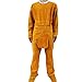 Grembiule Saldatore Indumenti da Lavoro Protettivi per La Sicurezza della Saldatura Ignifuga di Calore Grembiule per Saldatura in Pelle Bovina Resistente all'Usura Resistente,Giallo,L