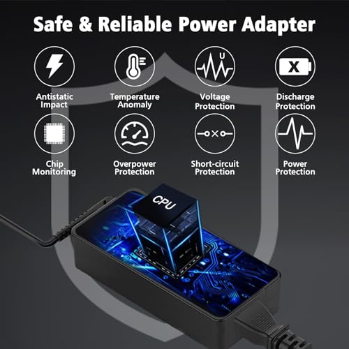 ZJWDATG 90W Universal Laptop Charger Compatible With Lenovo HP Acer Asus Dell Toshiba Sony Fujitsu Gateway Power Supply Cord with 16 Tips - Image 4