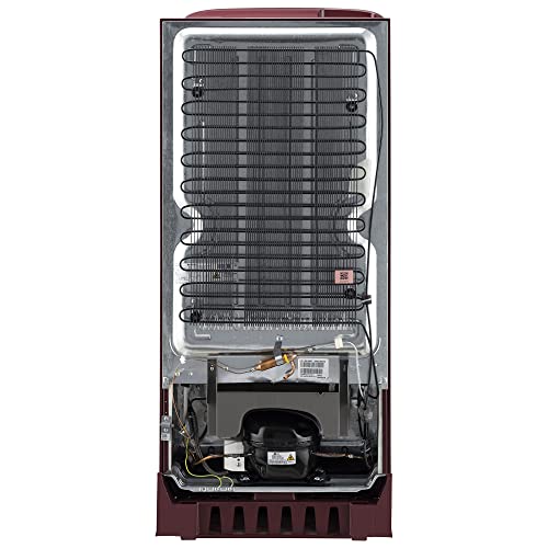 Image of LG 190 L 3 Star Direct-Cool Single Door Refrigerator Appliance (GL-D201ARRD, Ruby Regal, Base stand with drawer & Fast Ice Making, 2022 Model)