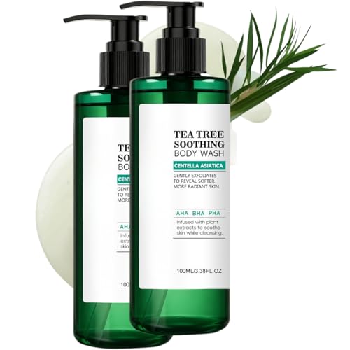 Limpiador Corporal AHA BHA PHA 30 Days Miracle Acne Clear - Gel de Baño con Ácido Salicílico & Árbol de Té - Limpieza Profunda, Exfoliante, Sin Sulfatos & Parabenos, Skincare Coreano (2pcs)