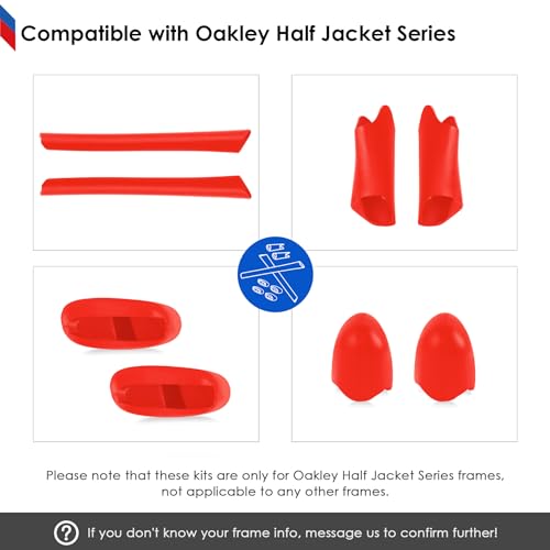 Image of BLAZERBUCK Replacement Sock Kits Earsocks & Nosepieces for Oakley Half Jacket XLJ Sunglass