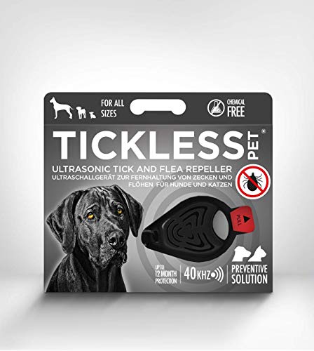 TICKLESS Pet - Repelente de pulgas ultrasónico en Color Negro