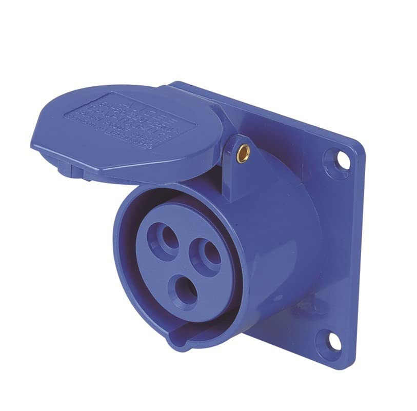 IEC60309-2 Female Socket 16A 3pin 220V-250V 2P+E IP44 CE Industrial Receptacle (2)
