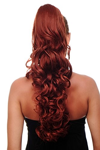 WIG ME UP - N310-131 Hairpiece ponytail extension very long massive volume voluminous curly amazing curls kinks red brown auburn 23inch - Image 2