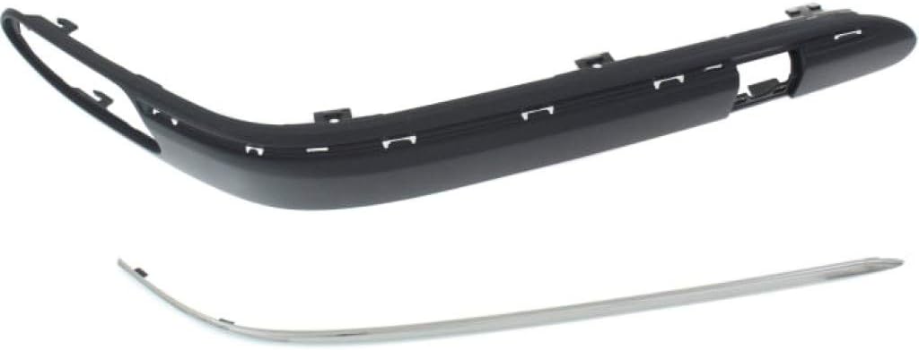 For Mercedes-Benz C230 / C240 / C280 / C320 / C50 Bumper Trim 2001-2007 Passenger Side | Front | Molding | Sedan | Primed | w/Avantgarde & Elegance Package | MB1059104 | 2038852221