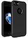 iPhone 7 Case, LK [Armor Shield] Shock Absorbent Dual Layer Hard PC Cover + TPU Inner Hybrid Defender Case For Apple iPhone 7 (Black)