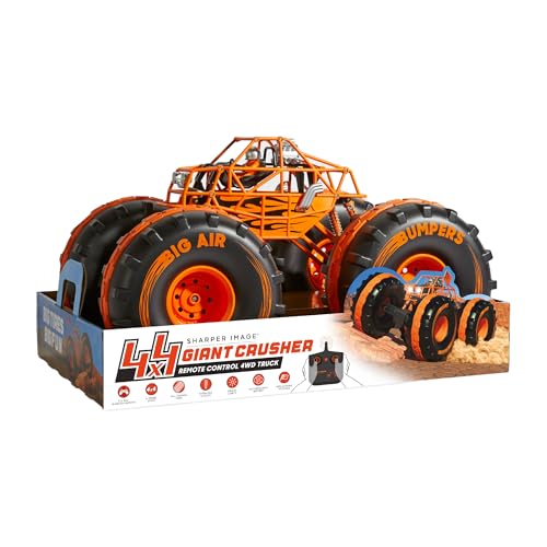 Sharper Image 4 x 4 Giant Crusher Remote Control 4WD Truck with Rechargeable Battery - Image 8