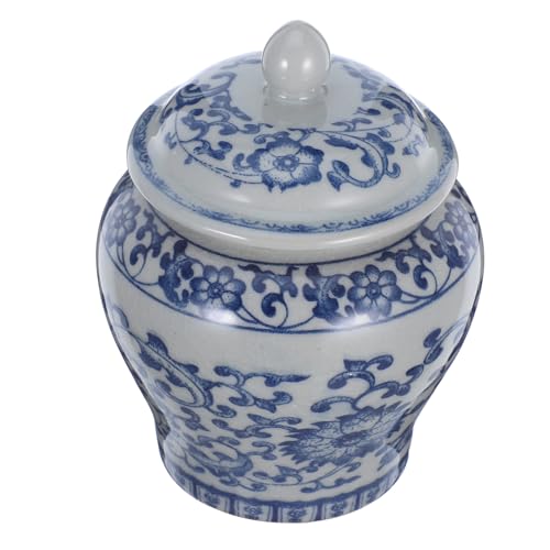 OUNONA Jarra De Almacenamiento De Té a Prueba De Humedad Botes Vintage Latas De Azúcar De Café De Té Retro Bote Hermético De Cerámica Bote De Te Cafe Frasco Hermético Cerámica