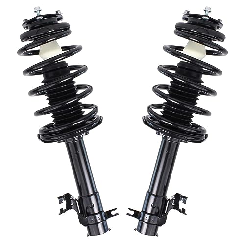 Image of Detroit Axle - 10pc Front Suspension Kit for 2002-2006 Nissan Sentra 2 Ready Struts 2 Lower Ball Joints 2 Stabilizer Sway Bar End Links 4 Inner & Outer Tie Rod End Links 2003 2004 2005 Replacement