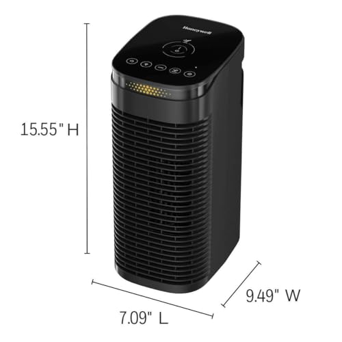 Honeywell InSight HEPA Air Purifier for Medium Rooms . Allergen Reducer for Wildfire/Smoke, Pollen, Pet Dander & Dust. A - Additional View