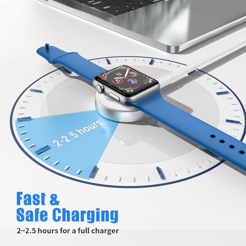 Apple Watch Charger with USB C iPhone Fast Charger Block Plug, Magnetic iWatch Fast Charging Cable Cord 6ft and Type C Charger for Apple Watch Series Ultra 2/Ultra/Series 11/10/9/8/7/SE/6/5/4/3/2 — view 2