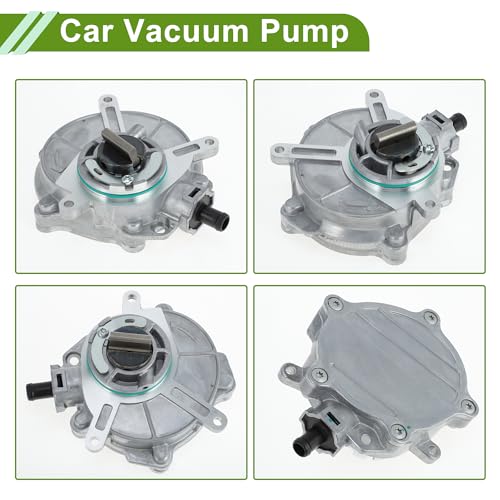 Bomba de Vacío de Freno No.06E145100B Bomba de Vacío de Motor para Audi A4 2005-2009 Aleación de Aluminio Tono Plateado 1 Pc miniatura 6