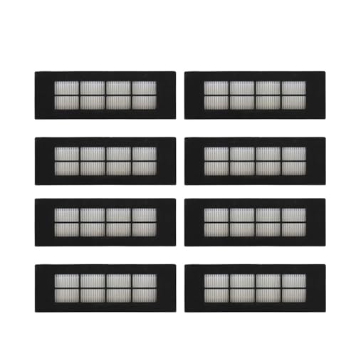 Cepillo Lateral Principal con Rodillo, Filtro de Aire HEPA, mopa y paño compatibles el Robot Aspirador Cecotec Conga 3090. Piezas Repuesto(8 Filter)