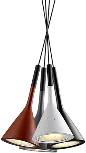 Miniatura 6 de Lámpara colgante LED de una sola cabeza para dormitorio, estilo retro, moderna, para dormitorio, lámpara colgante ajustable para comedor, cocina,