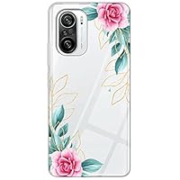 Mixroom - Cover Custodia Case In TPU Silicone Morbida Sfondo Trasparente Per Xiaomi Redmi Note 12 Pro 4G Fantasia FIORI U1051