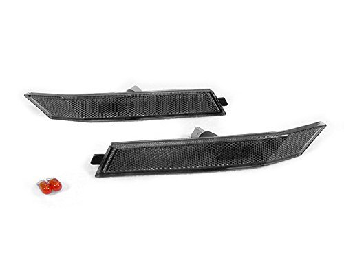 Depo Smoke Side Marker Lights + Amber Bulbs Fit For 2006-2008 Ford Fusion #TOP5