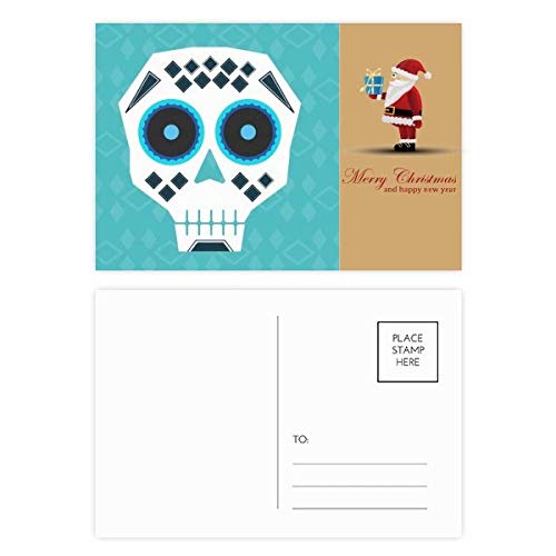 Cartes postales tête de mort Mexique Blue Eyes pour sublimer votre décoration murale bohème