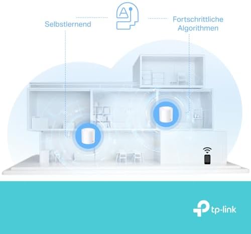 Bild 5 - TP-Link Deco X1500 Mesh WLAN Set (2 Pack), Wi-Fi 6 AX1500 Dual Band Router & Repeater, 2X Gigabit Ports für Jede Einheit, empfohlen für Häuser mit 3-4 Schlafzimmern, Umfassender Jugendschutz, WPA3