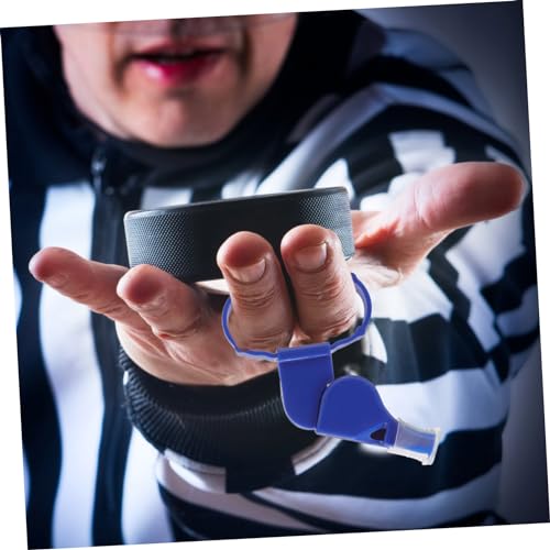 Silbato deportivo azul para árbitros y exteriores miniatura 3